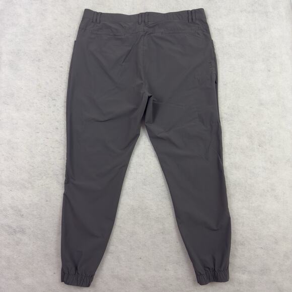 BYLT Ace Jogger Pants Mens 38 Gray Stretch Athletic Fit Nylon Spandex - Picture 4 of 12